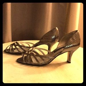 Caparros Metallic Heels